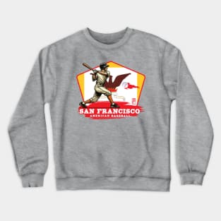 USA - American BASEBALL - San Francisco - Baseball home - San Francisco baseball Crewneck Sweatshirt